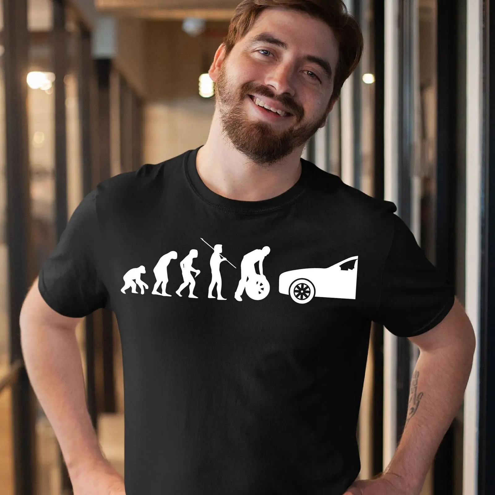Vintage Fashion Wheel - Camiseta divertida de Tire Guy Evolution,