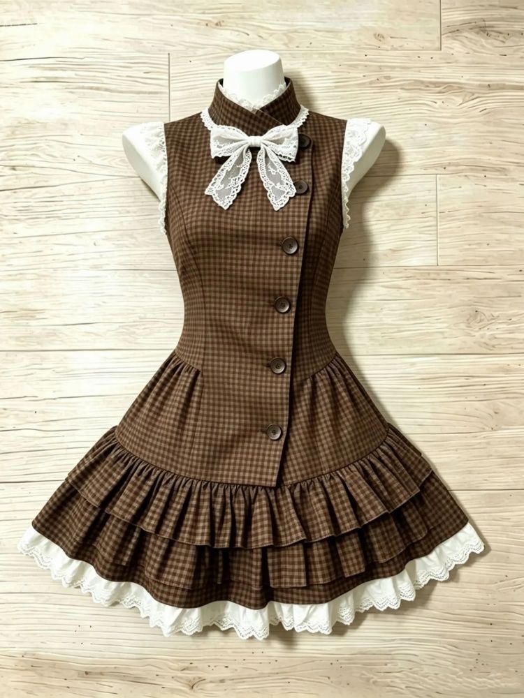 Turtleneck Knit 90S - Vestidos Himekaji Vintage Y2k, conjunto de