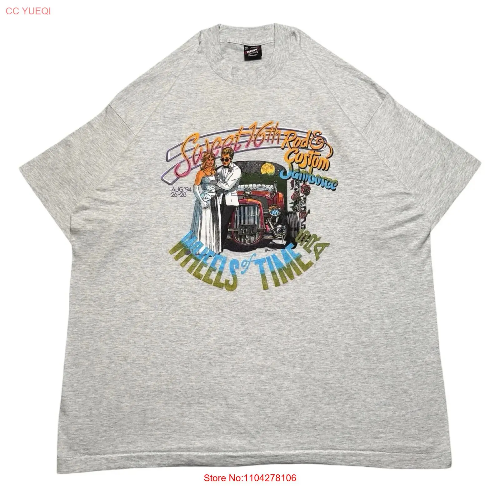 Vintage Fashion Wheel - Camiseta Vintage Wheels Of Time Hot