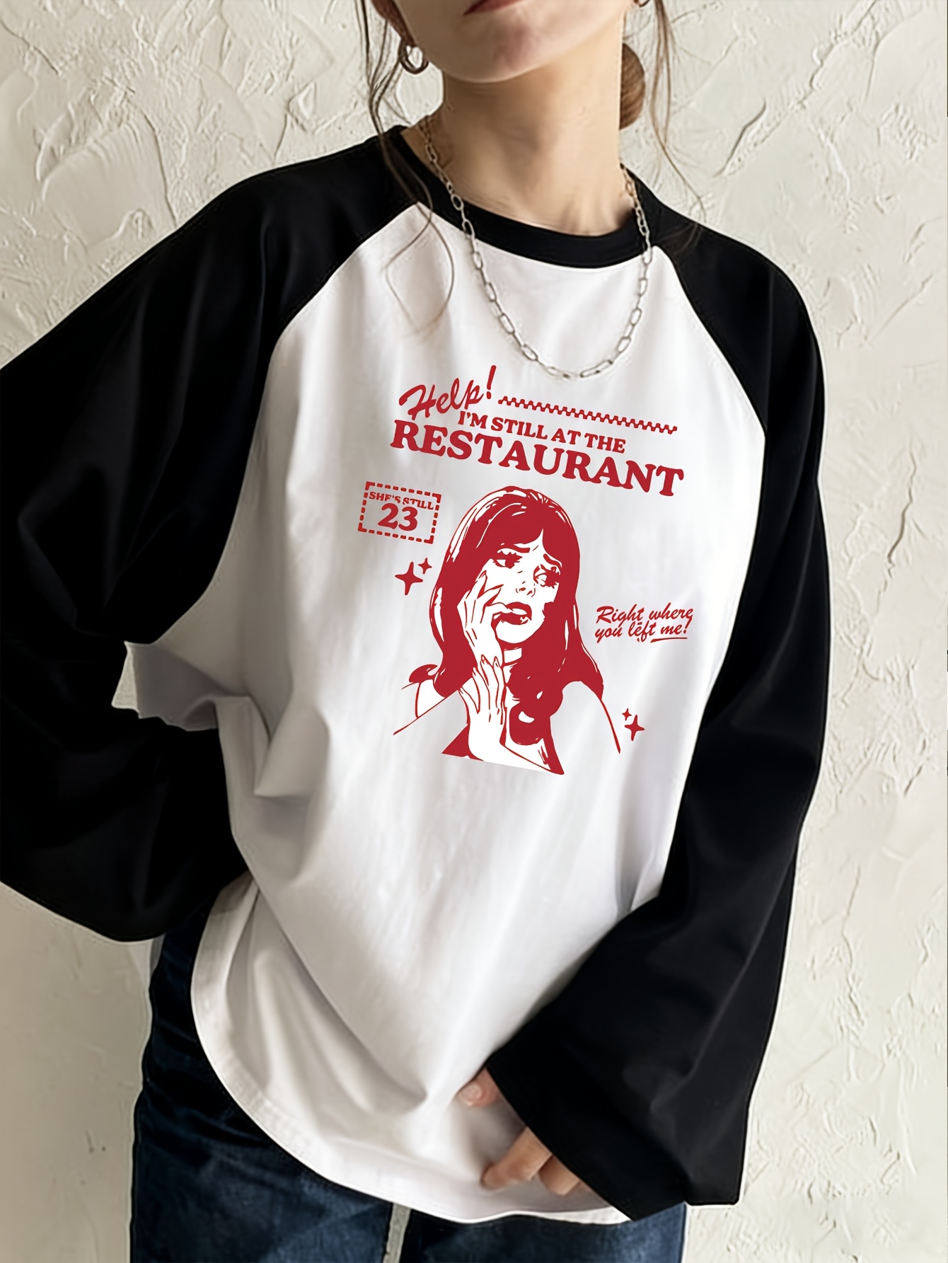 Vintage Fashion Instagram - Número de TS Camiseta de manga