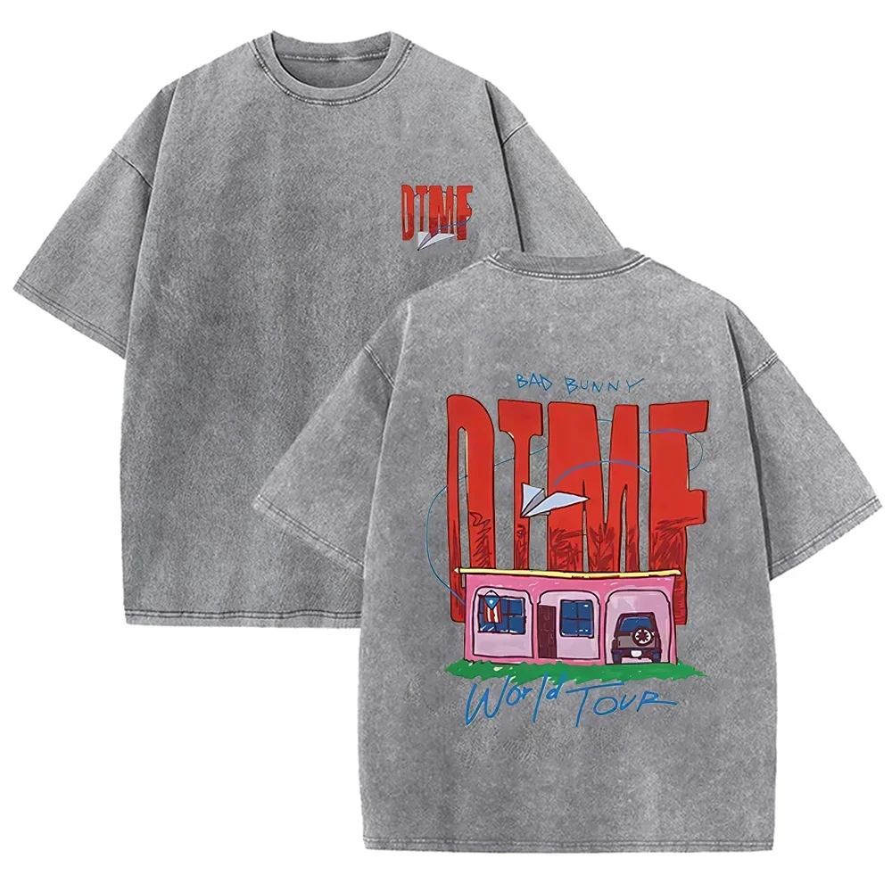 Vintage Fashion World - 2026 Nueva Camiseta Vintage Beige Lavado