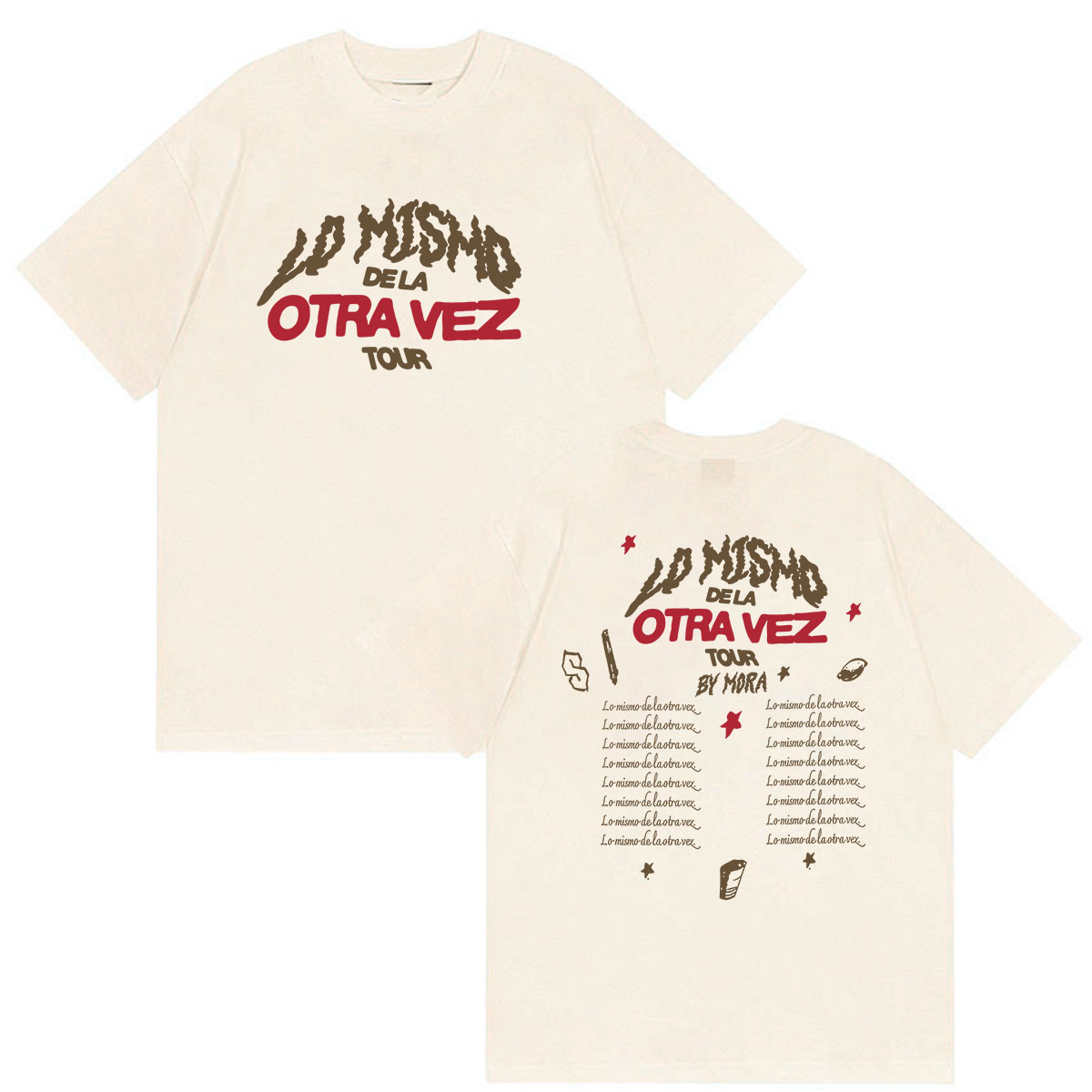 Vintage Fashion La - Camiseta con Estampado de la Gira