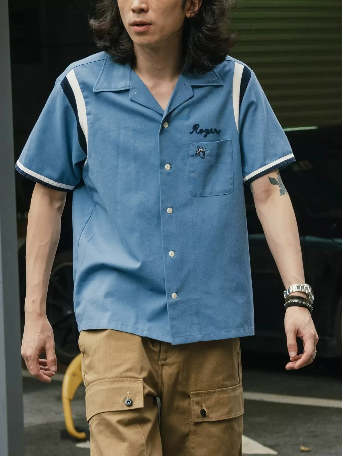 Camisa de bolos retro sin stoc - Bowling Shirt Camp reseña y precio