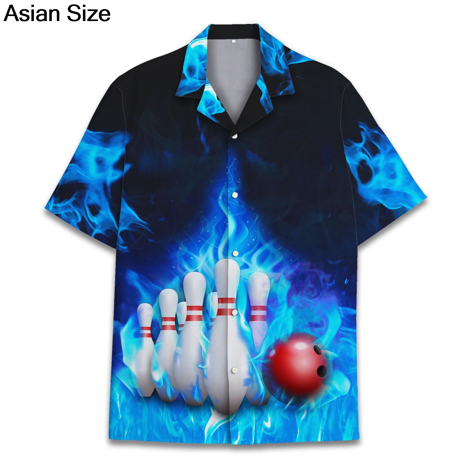 Camisa de ocio unisex de manga - Bowling Shirt Camp reseña y precio