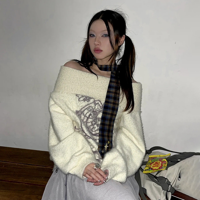 Karrram-Jersey bordado japonés - Turtleneck Knit 90S reseña y precio