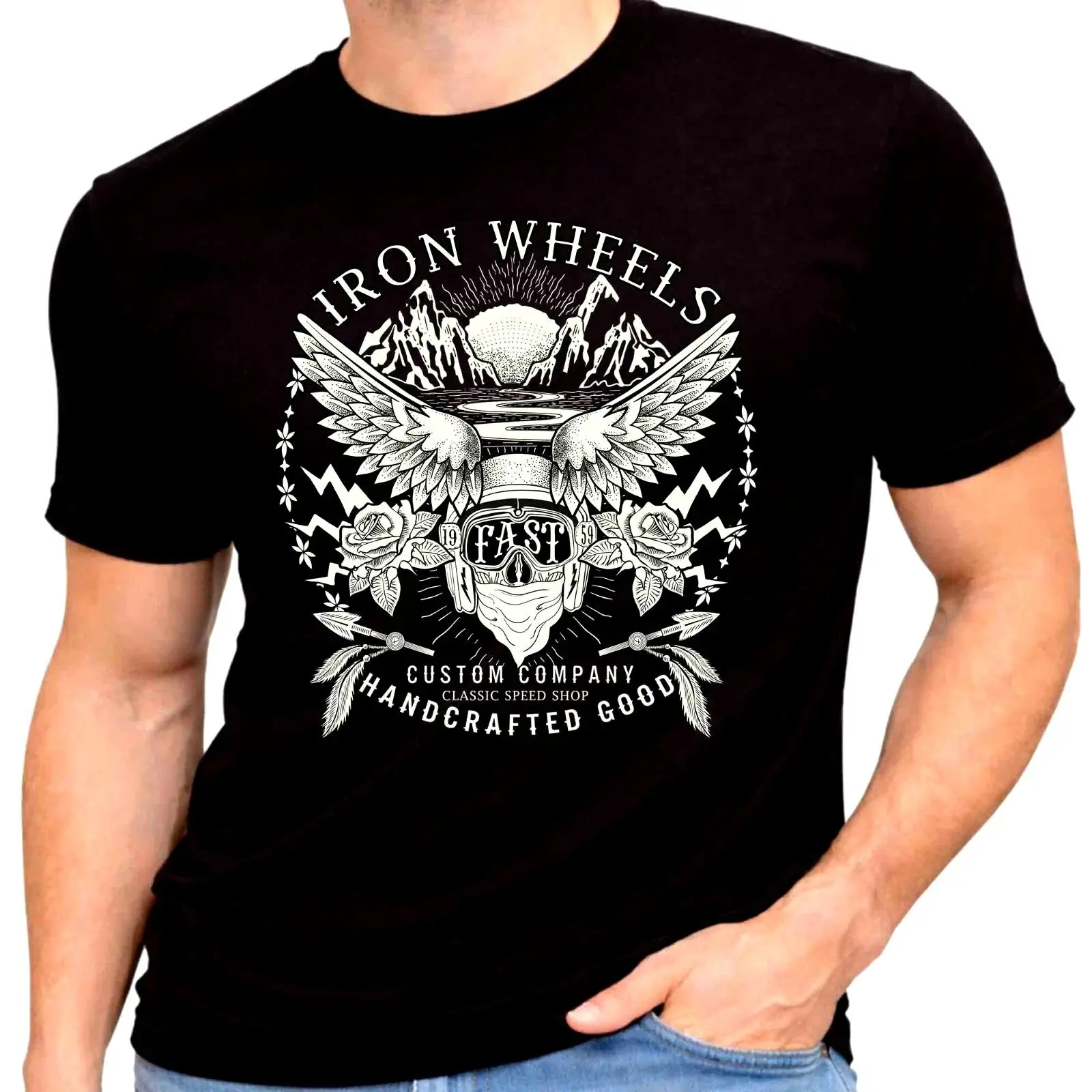 Camiseta Vintage Iron Wheels F - Vintage Fashion Wheel reseña y precio