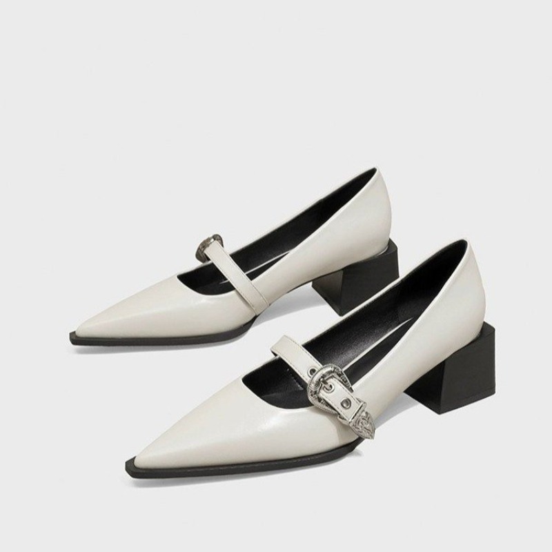 Zapatos Mary Jane de tacón gru - Vintage Fashion Women Dresses reseña y precio