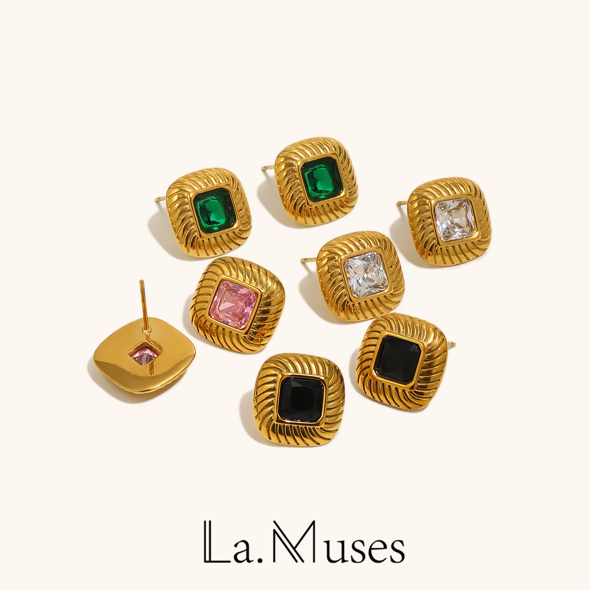 La. Muses-pendientes clásicos  - Vintage Fashion La reseña y precio