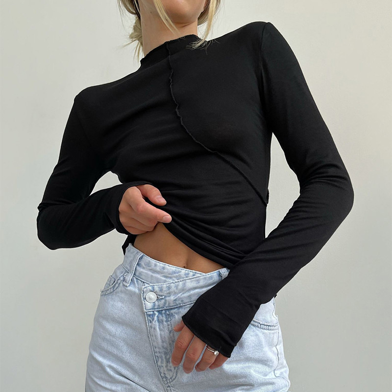 2025 otoño cuello alto Y2K cam - Turtleneck Knit 90S reseña y precio