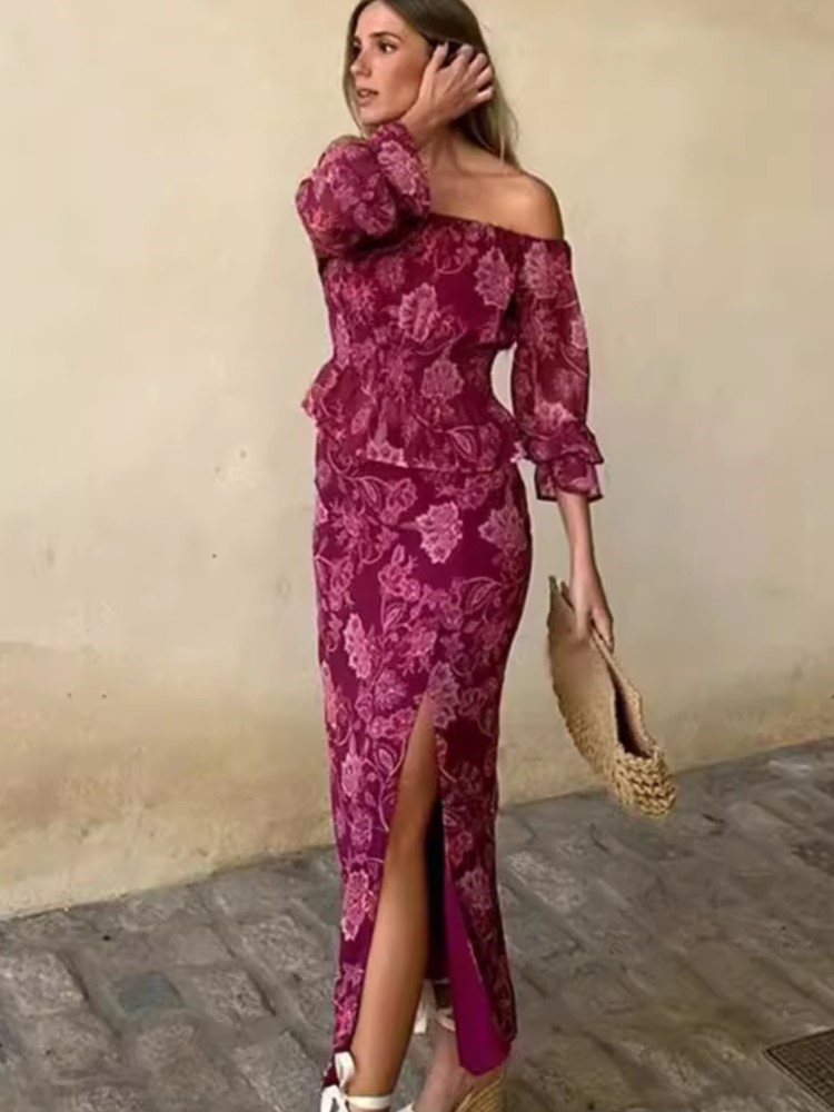 Conjunto de dos piezas con est - Vintage Fashion In 2025 reseña y precio