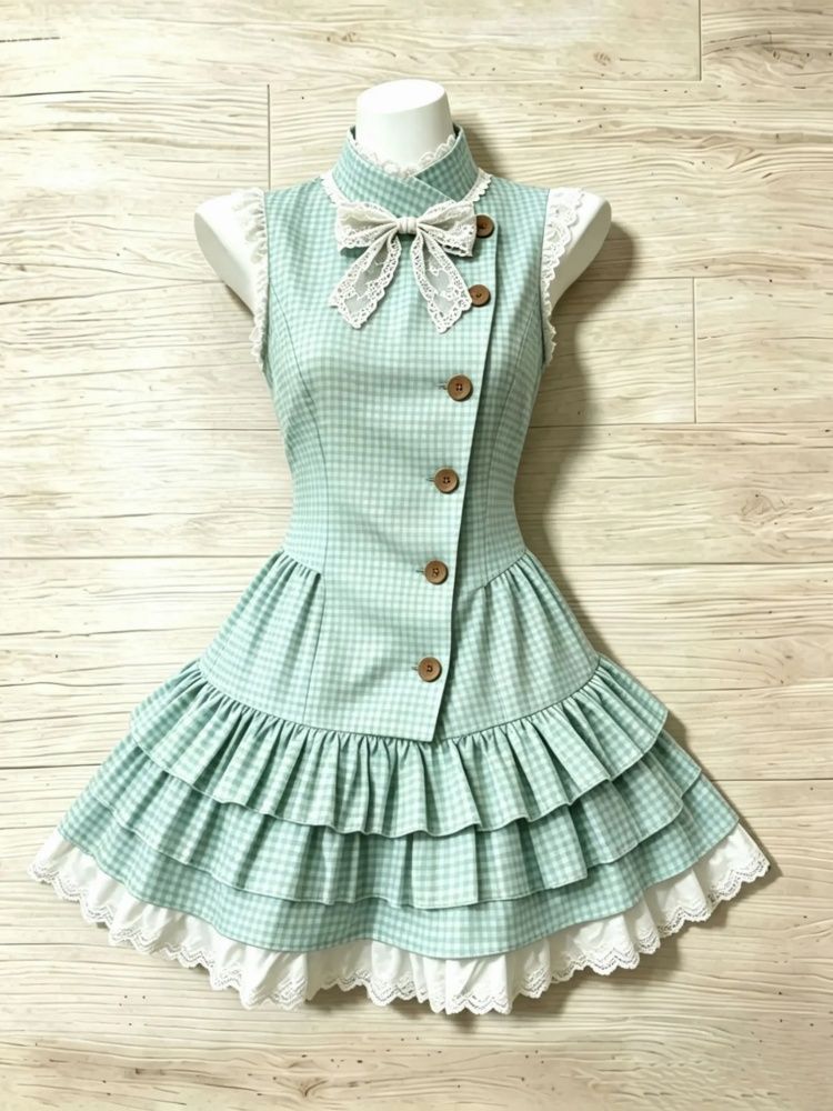 Vestidos Himekaji Vintage Y2k, - Turtleneck Knit 90S reseña y precio