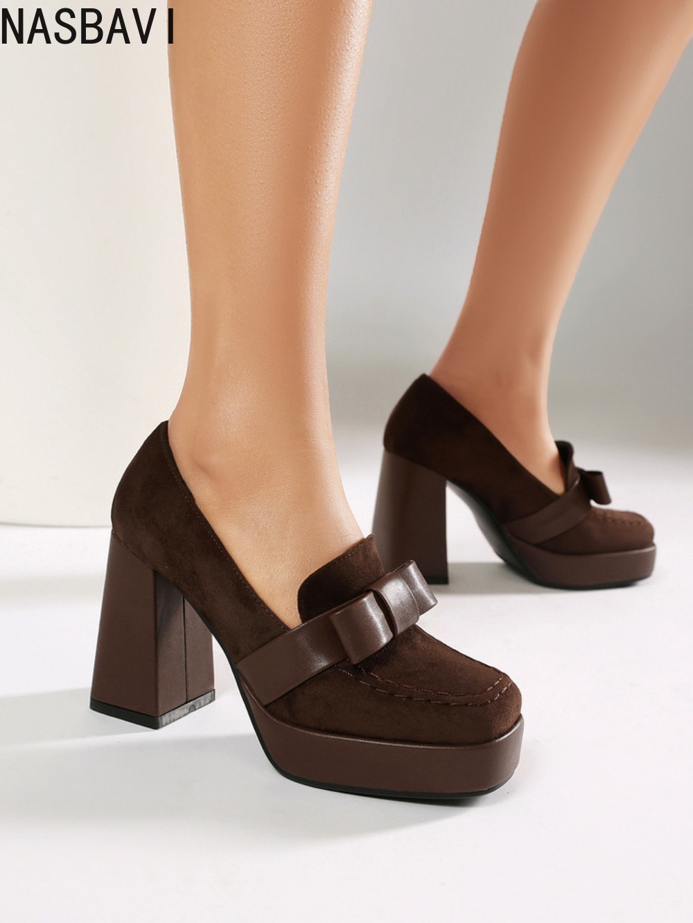 Nuevos zapatos de tacón cuadra - Vintage Fashion Women Dresses reseña y precio
