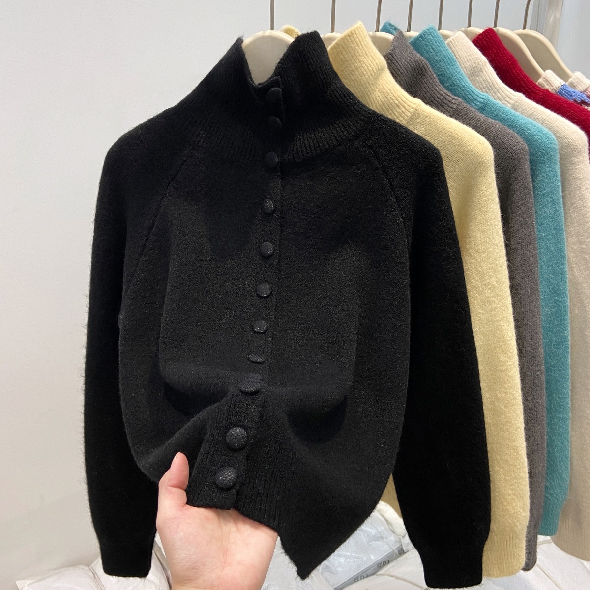 Nuevo Suéter de Punto para Muj - Turtleneck Knit 90S reseña y precio