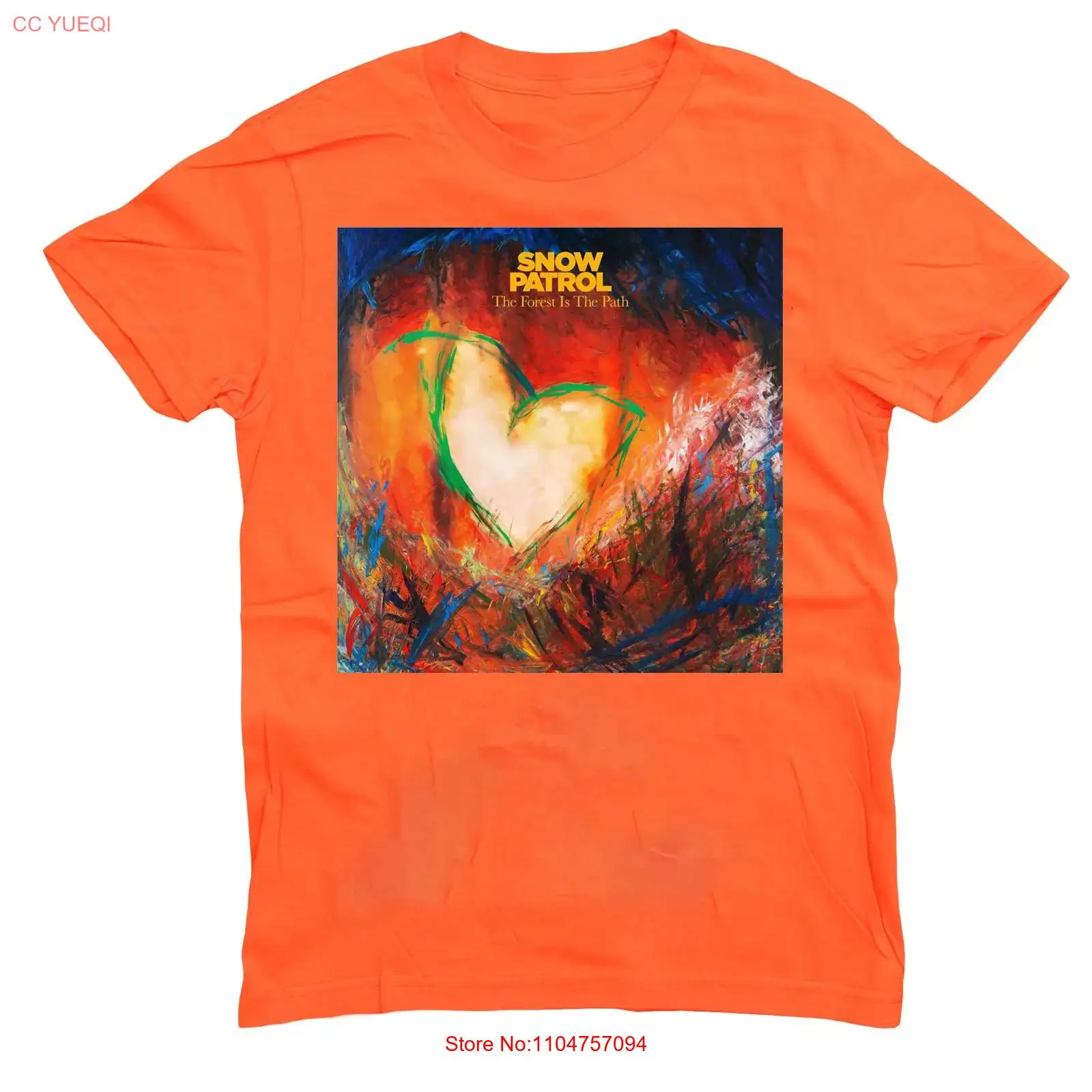 Camiseta Naranja Snow Patrol B - Vintage Fashion In 2025 reseña y precio
