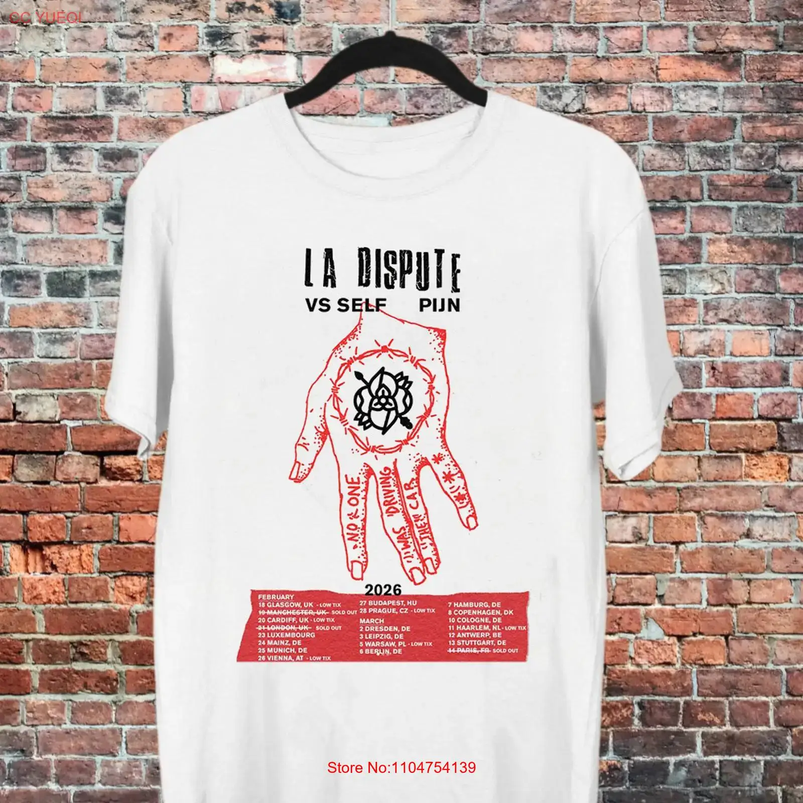 Camiseta La Dispute Band Rock  - Vintage Fashion La reseña y precio