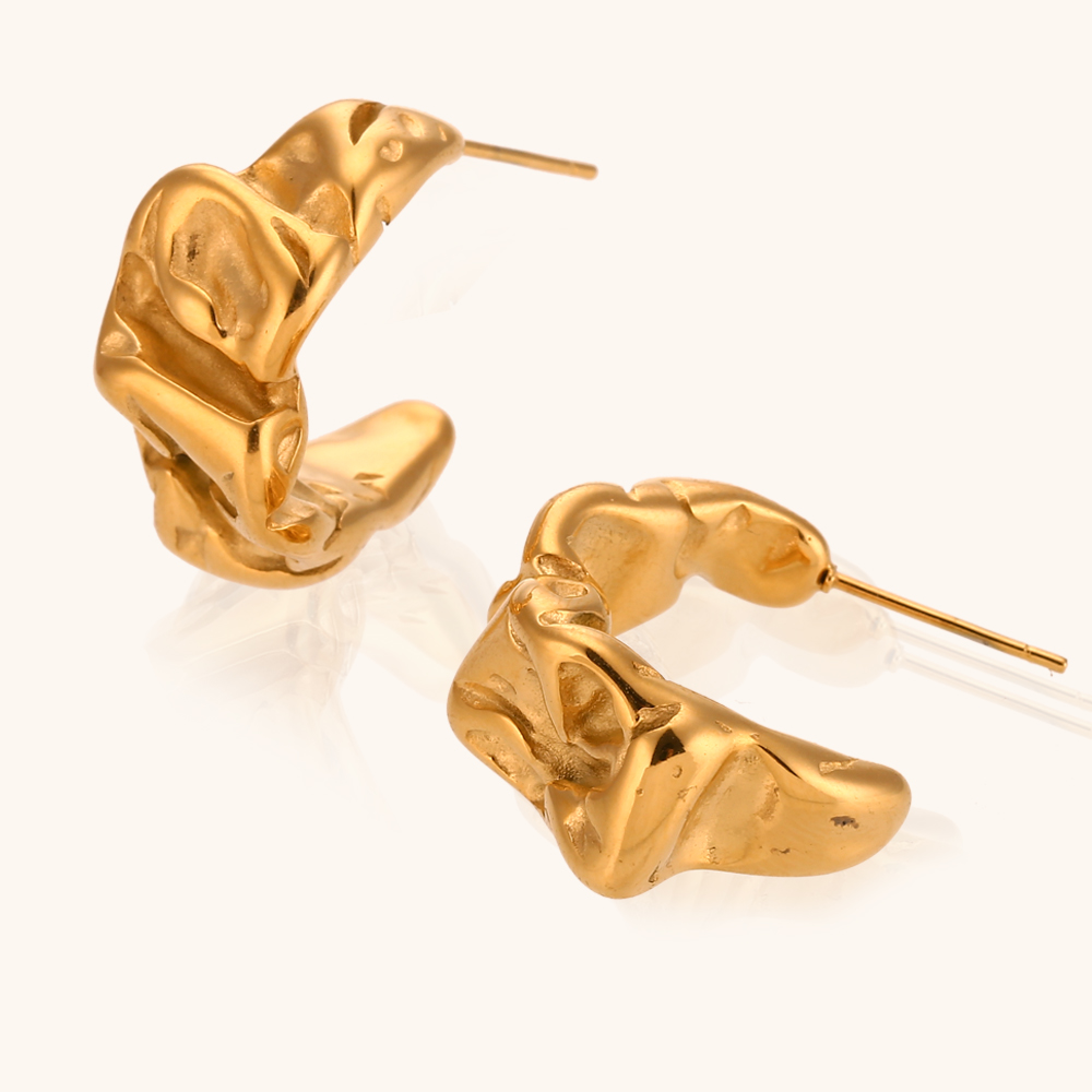 La.Muses-pendientes de aro inu - Vintage Fashion La reseña y precio