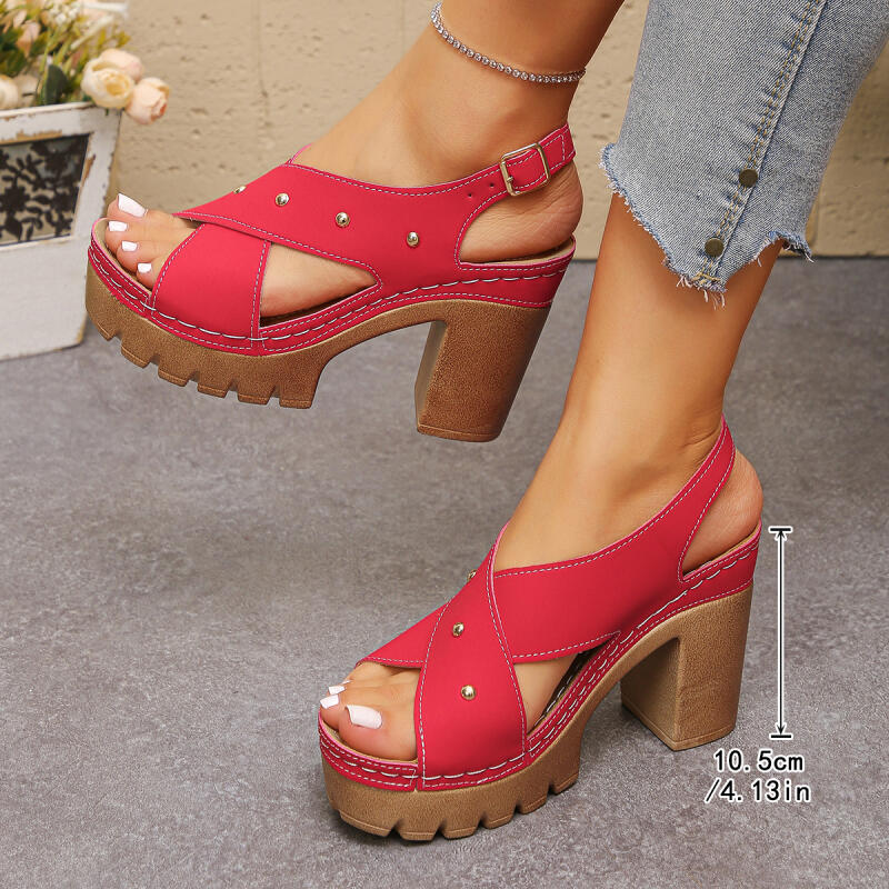 Sandalias de gladiador con cor - Vintage Fashion Women Dresses reseña y precio