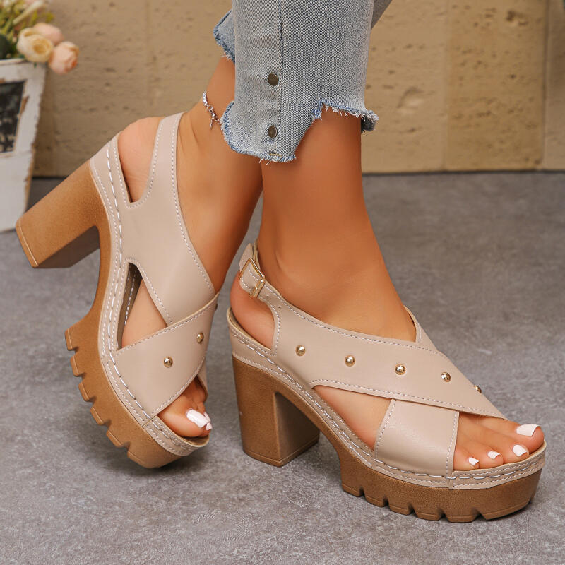 Sandalias de gladiador con cor - Vintage Fashion Women Dresses reseña y precio