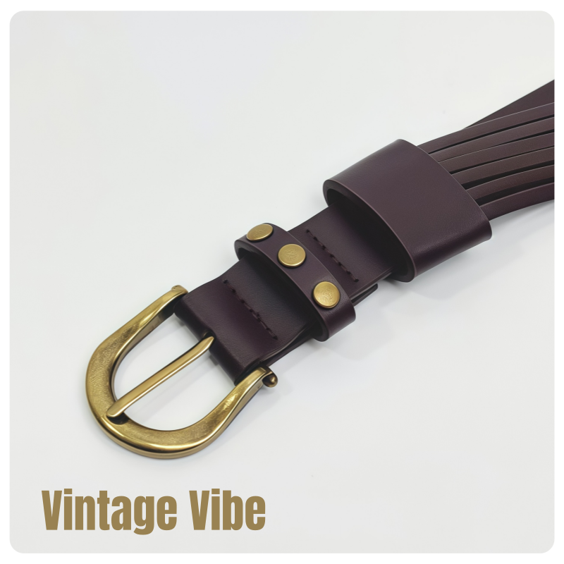 Cinturón de piel sintética con - Vintage Fashion Instagram reseña y precio